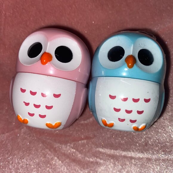 12 Cute lip balms / container Winter themes, Pug dog, cat, owls, Tony Moly lips, - Picture 9 of 14